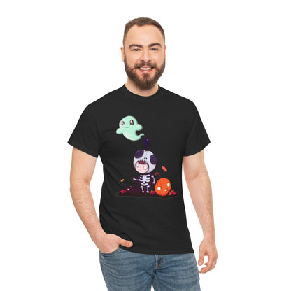 Halloween Boy Unisex Heavy Cotton Tee