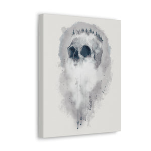 Elemental Skull Air Canvas Gallery Wrapped Art Print