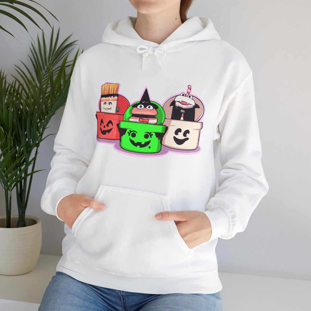 Spooky Fast Food Unisex Heavy Blend Hooded Sweatshirt