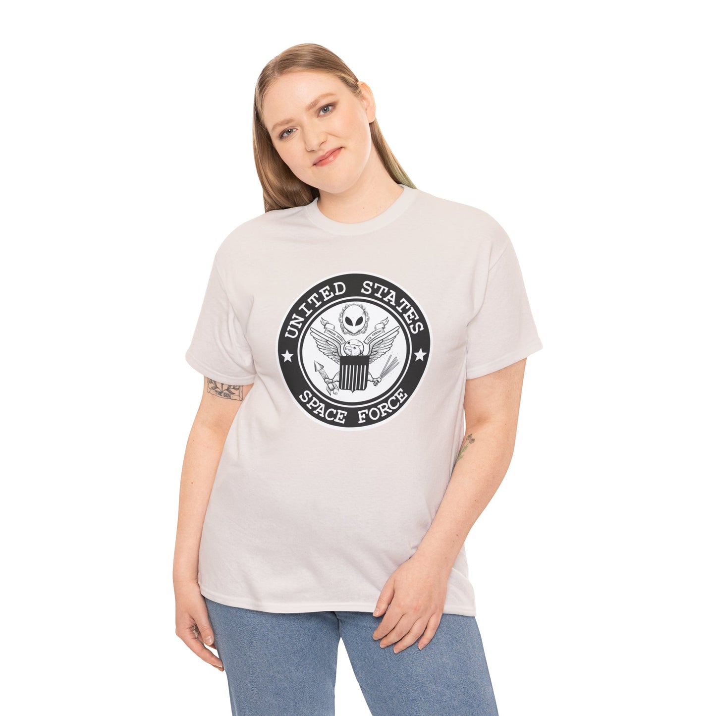 United States Space Force Unisex Heavy Cotton Tee