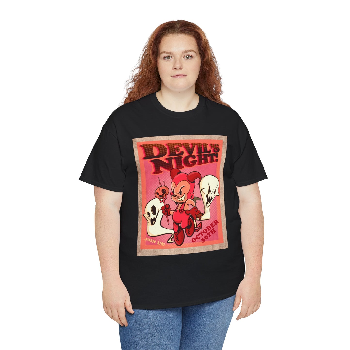 Devil's Night Unisex Heavy Cotton Tee