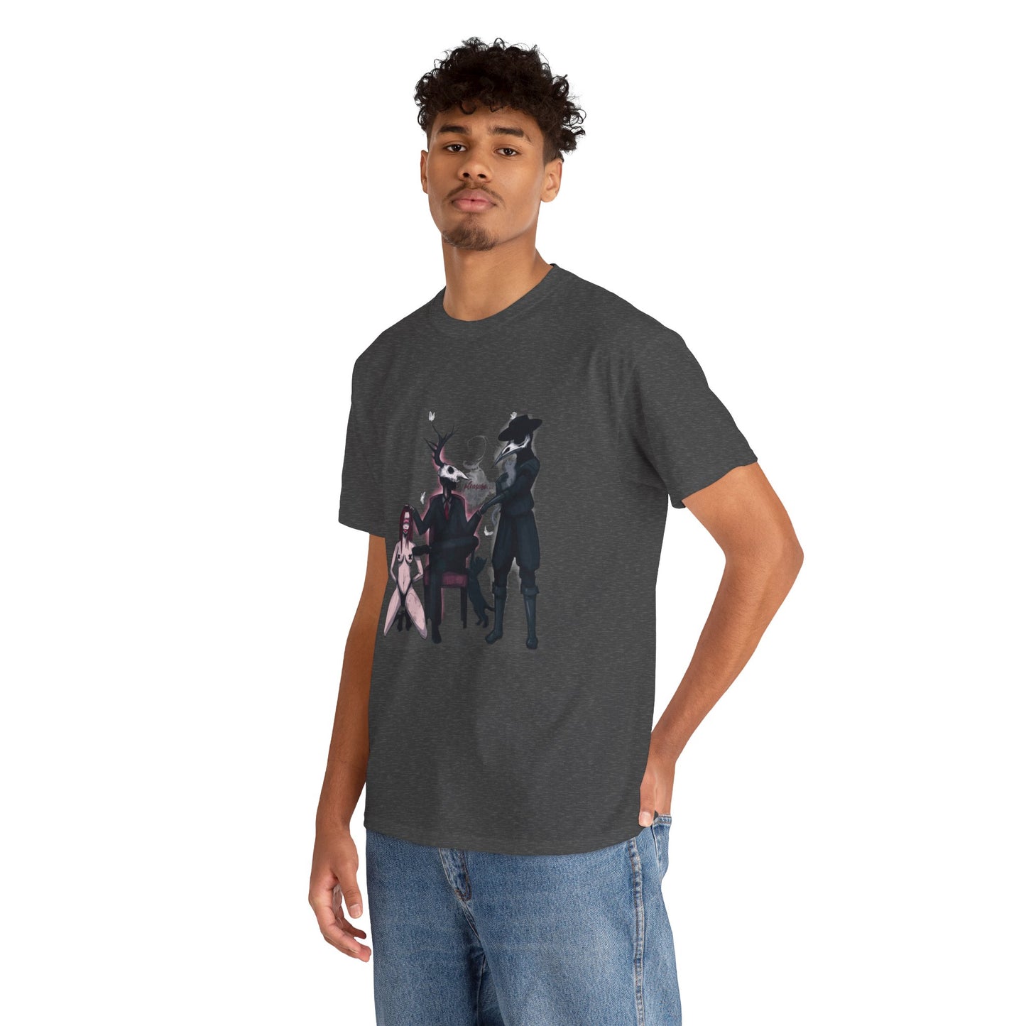 Deer Daddy / Nocturnal Unisex Heavy Cotton Tee