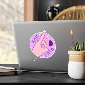 Self Care Kiss-Cut Vinyl Decal