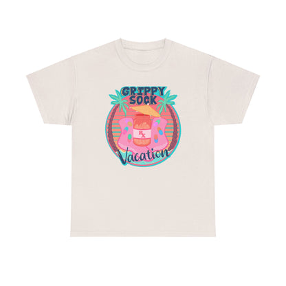 Grippy Sock Vacation Unisex Heavy Cotton Tee