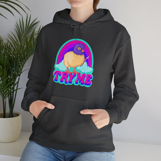 Try Me Unisex Heavy Blend Hooded Sweatshirt
