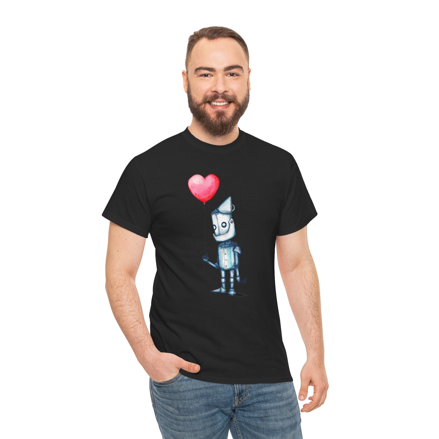 Tinman Gets A Heart Unisex Heavy Cotton Tee
