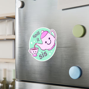 Tea Time Kiss-Cut Vinyl Decal