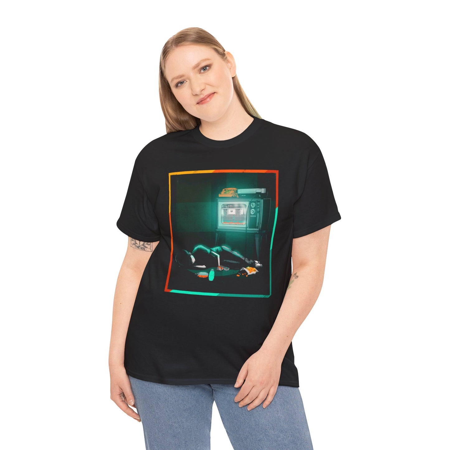 Long Night Unisex Heavy Cotton Tee