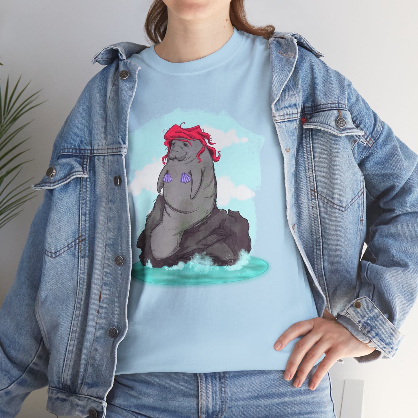 The Big Manatee Unisex Heavy Cotton Tee
