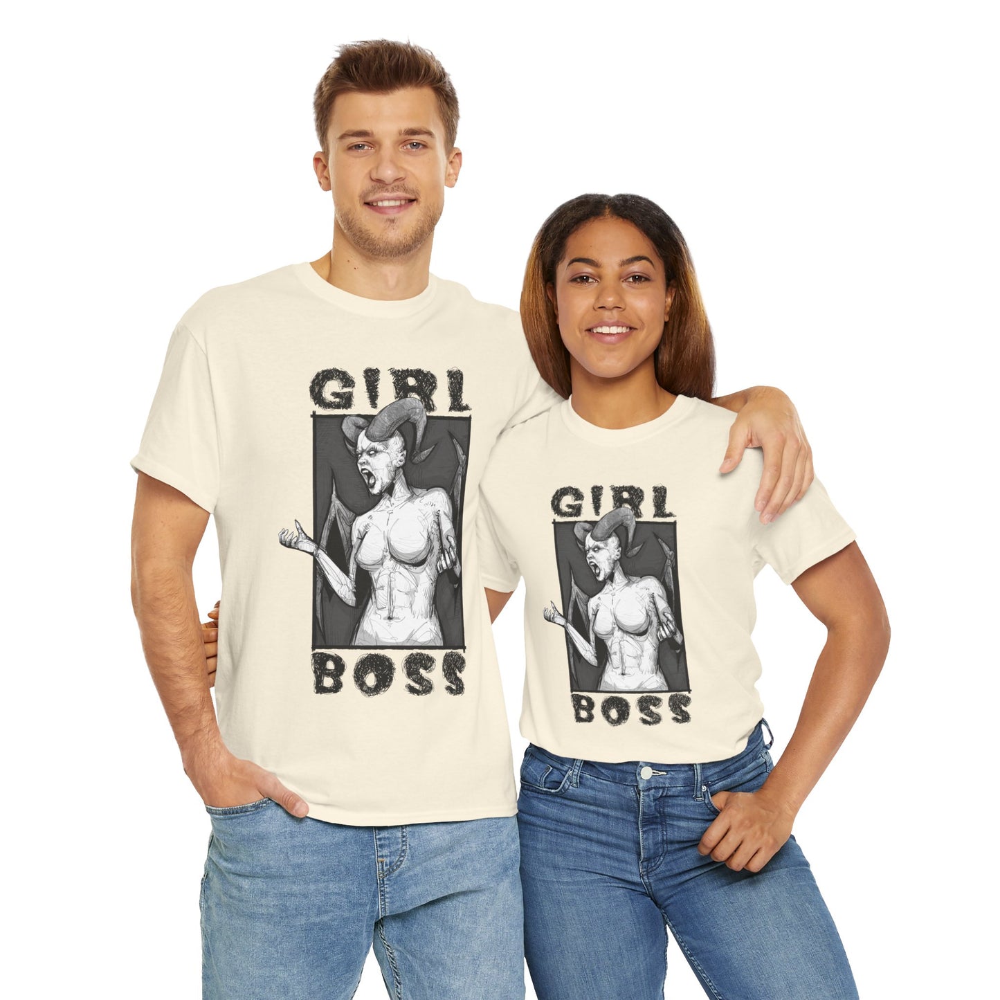 Girl Boss Unisex Heavy Cotton Tee