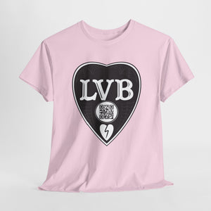 LVB Art Black & White Planchette Unisex Heavy Cotton Tee