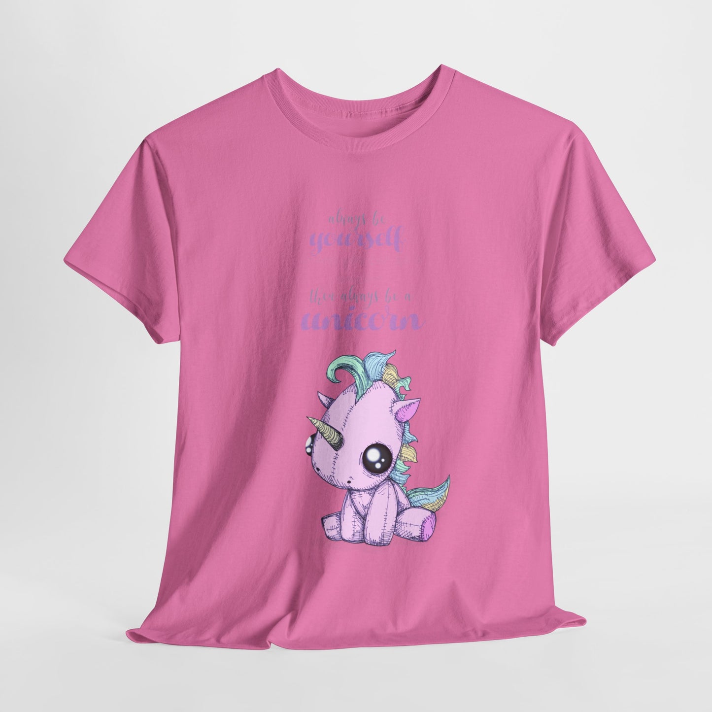Be Yourself Unicorn Unisex Heavy Cotton Tee