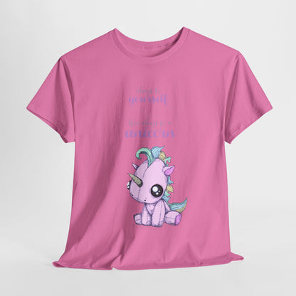 Be Yourself Unicorn Unisex Heavy Cotton Tee