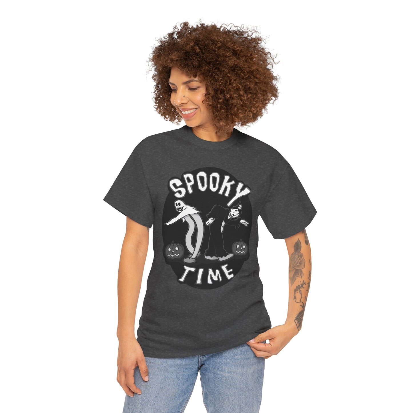 Spooky Time Unisex Heavy Cotton Tee