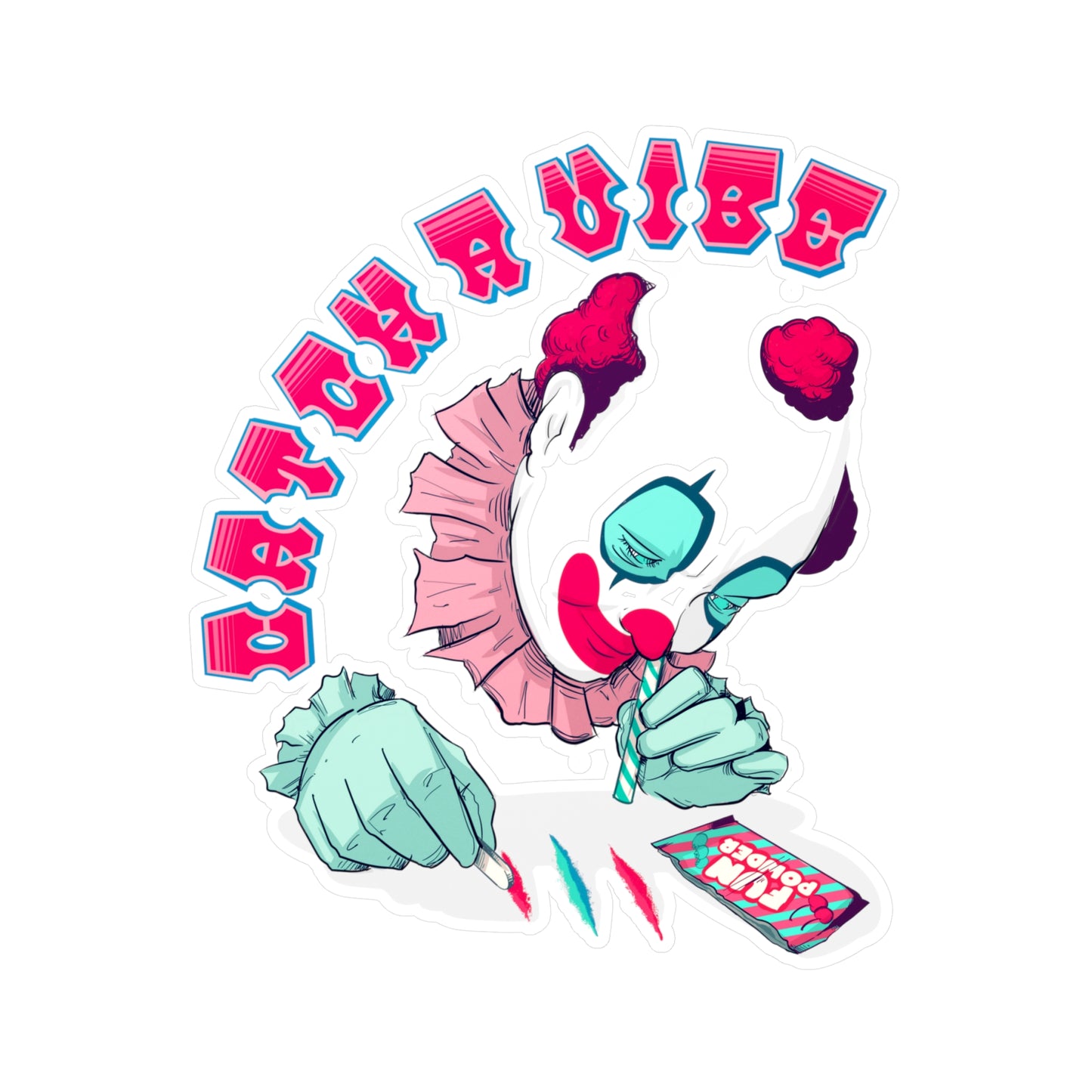 Catch A Vibe Kiss-Cut Vinyl Decal