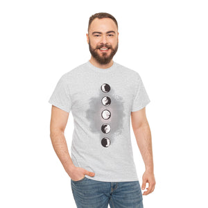 Cat Phases Unisex Heavy Cotton Tee