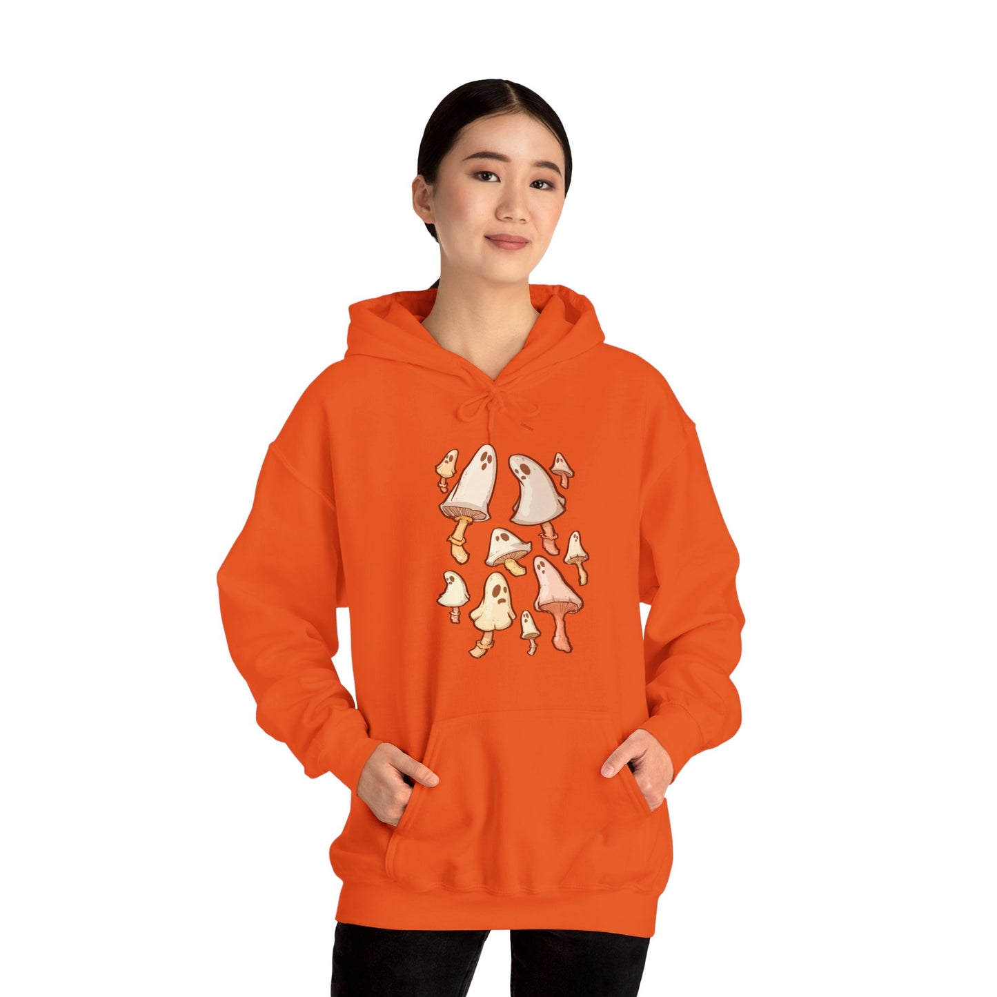 Spooky Mushrooms Unisex Heavy Blend Hooded Sweatshirt