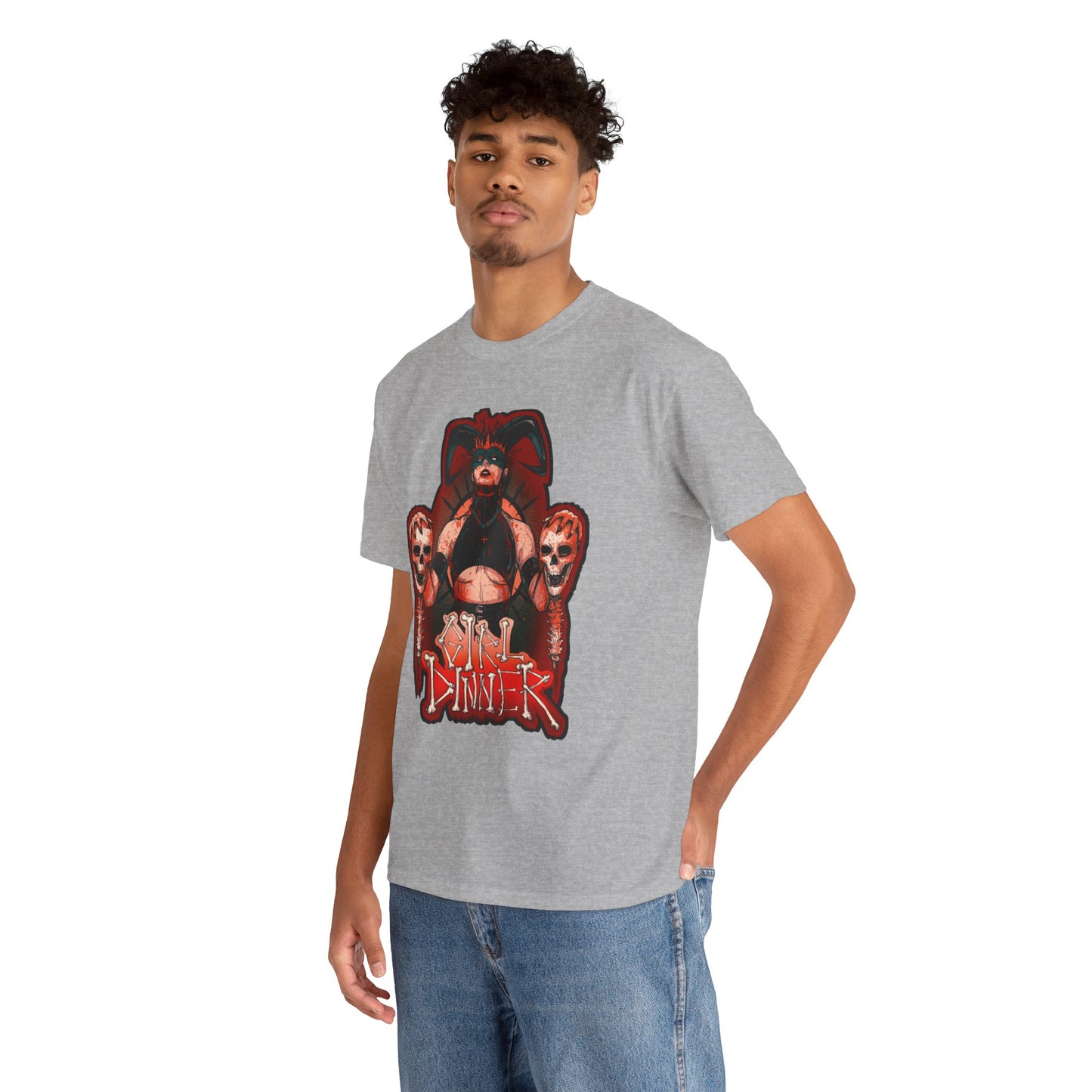 Girl Dinner Unisex Heavy Cotton Tee