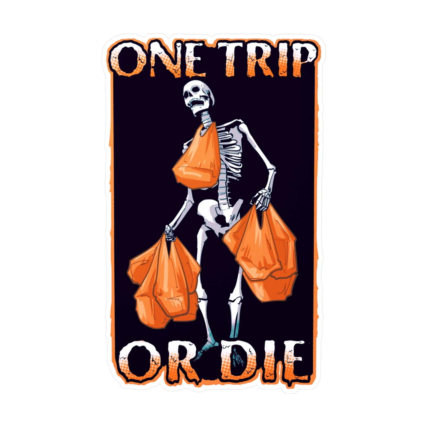 No Grocery Left Behind Kiss-Cut Vinyl Decal