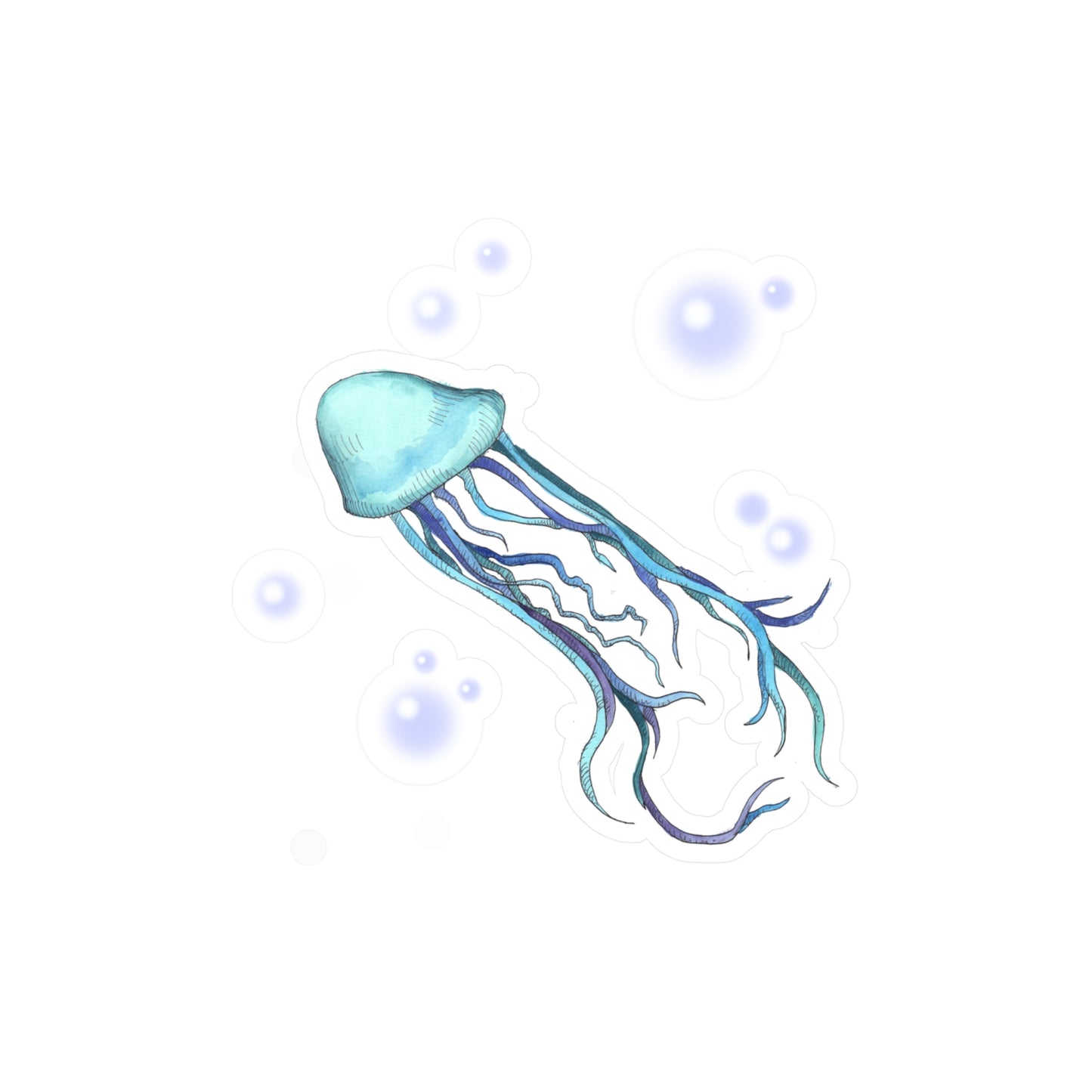 KY Jellyfish Kiss-Cut Vinyl Decal