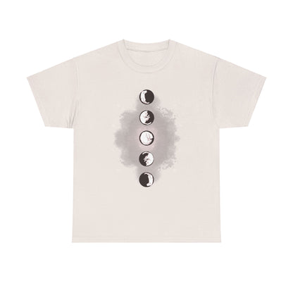 Cat Phases Unisex Heavy Cotton Tee