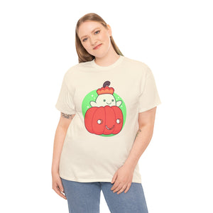 Pumpkin Ghost Unisex Heavy Cotton Tee