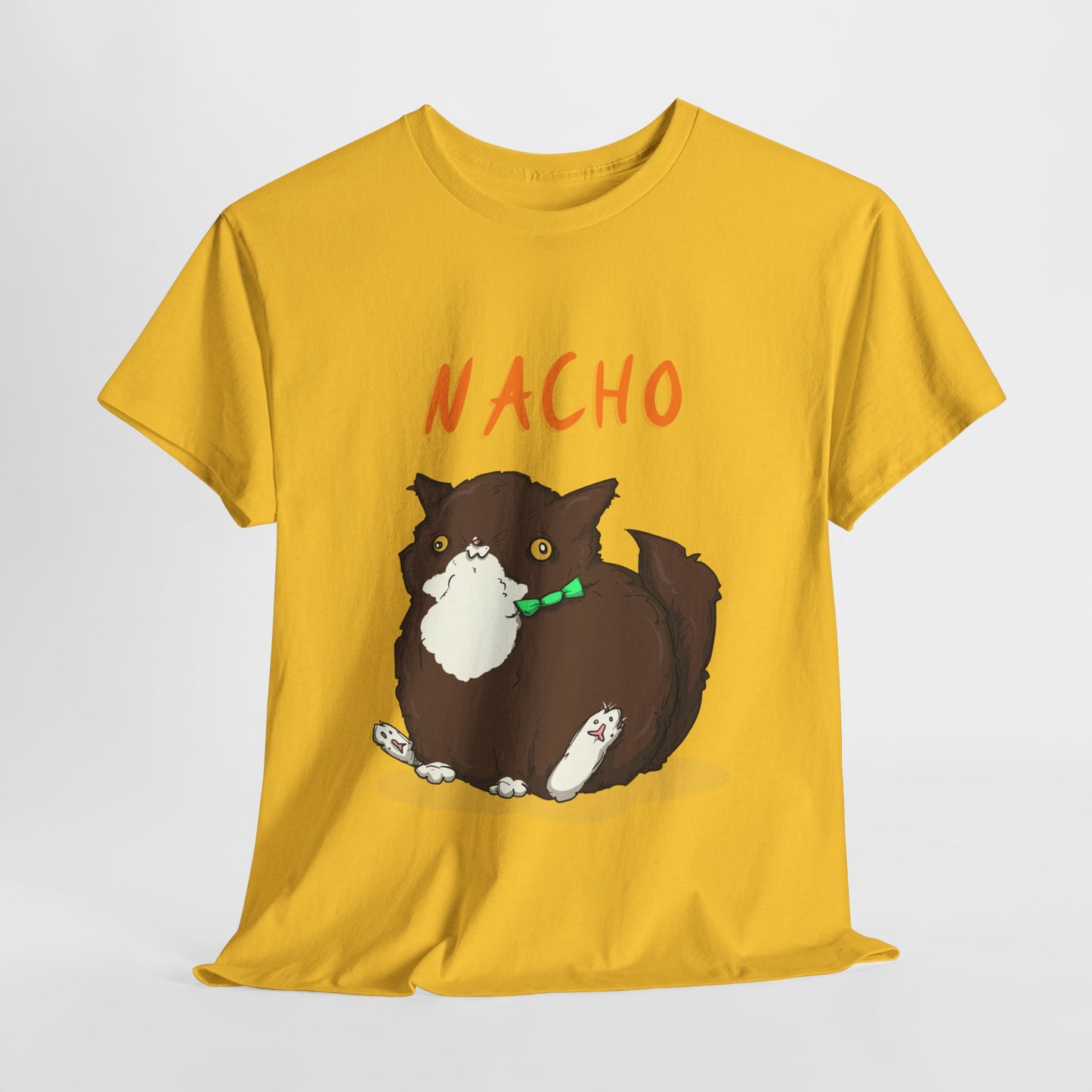 Nacho The Cat Unisex Heavy Cotton Tee