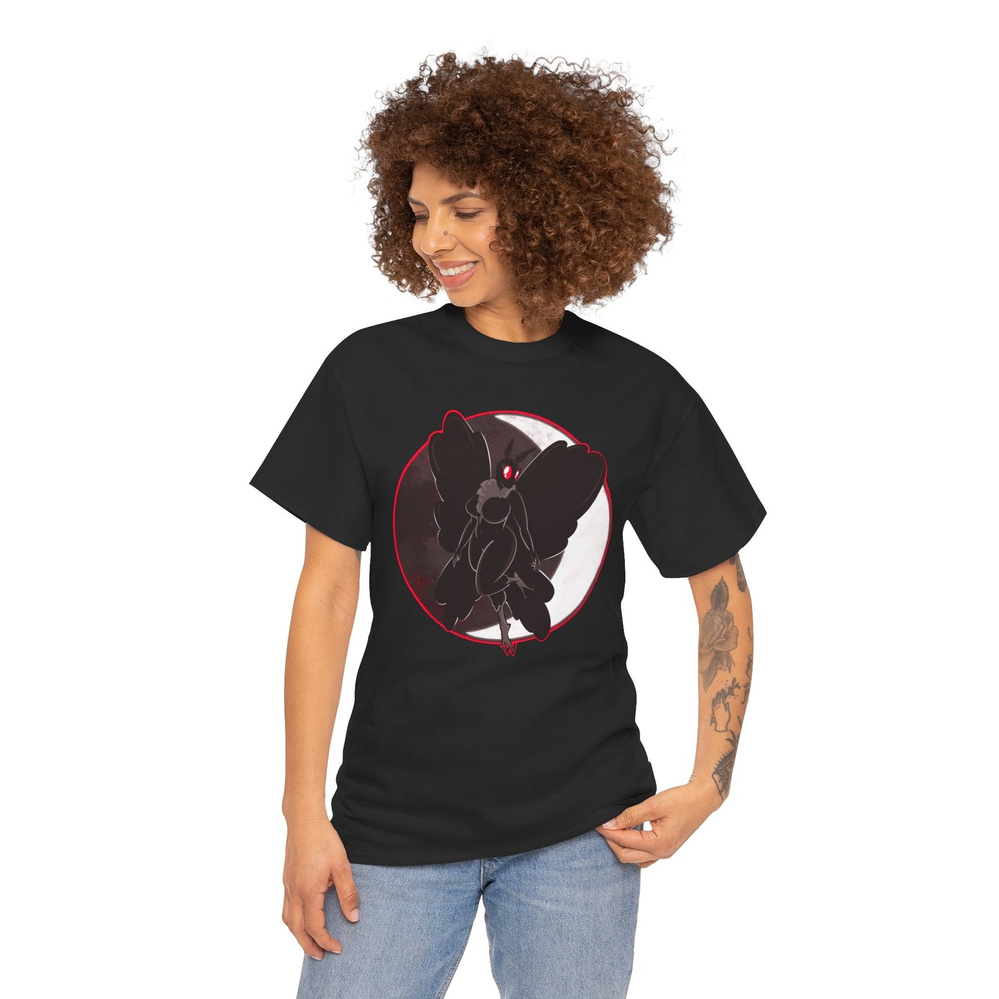 Moth Woman Unisex Heavy Cotton Tee