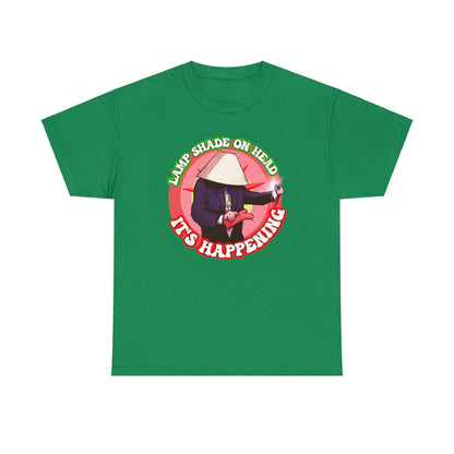 Lampshade On Head Unisex Heavy Cotton Tee