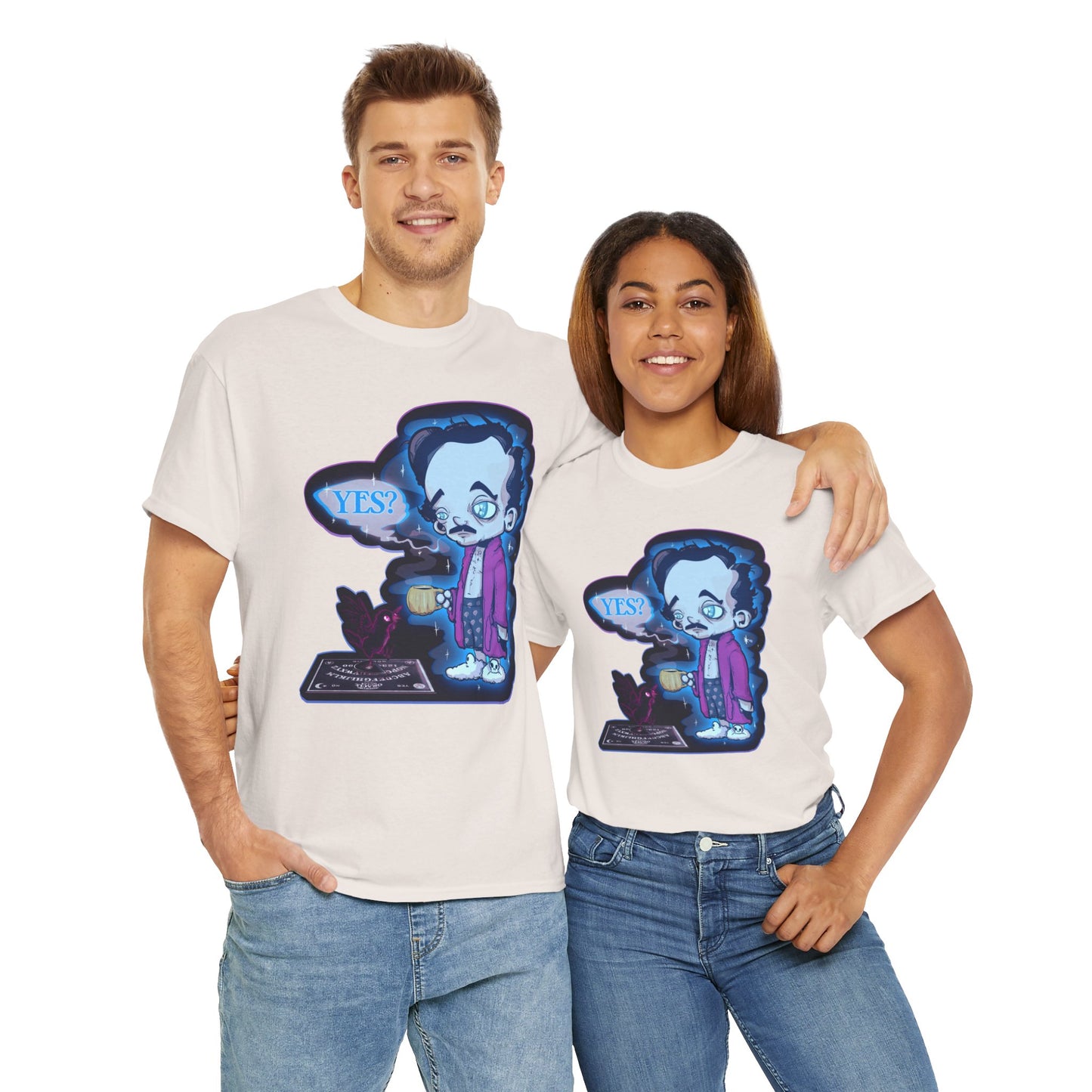 Edgar Allan Ghost Unisex Heavy Cotton Tee