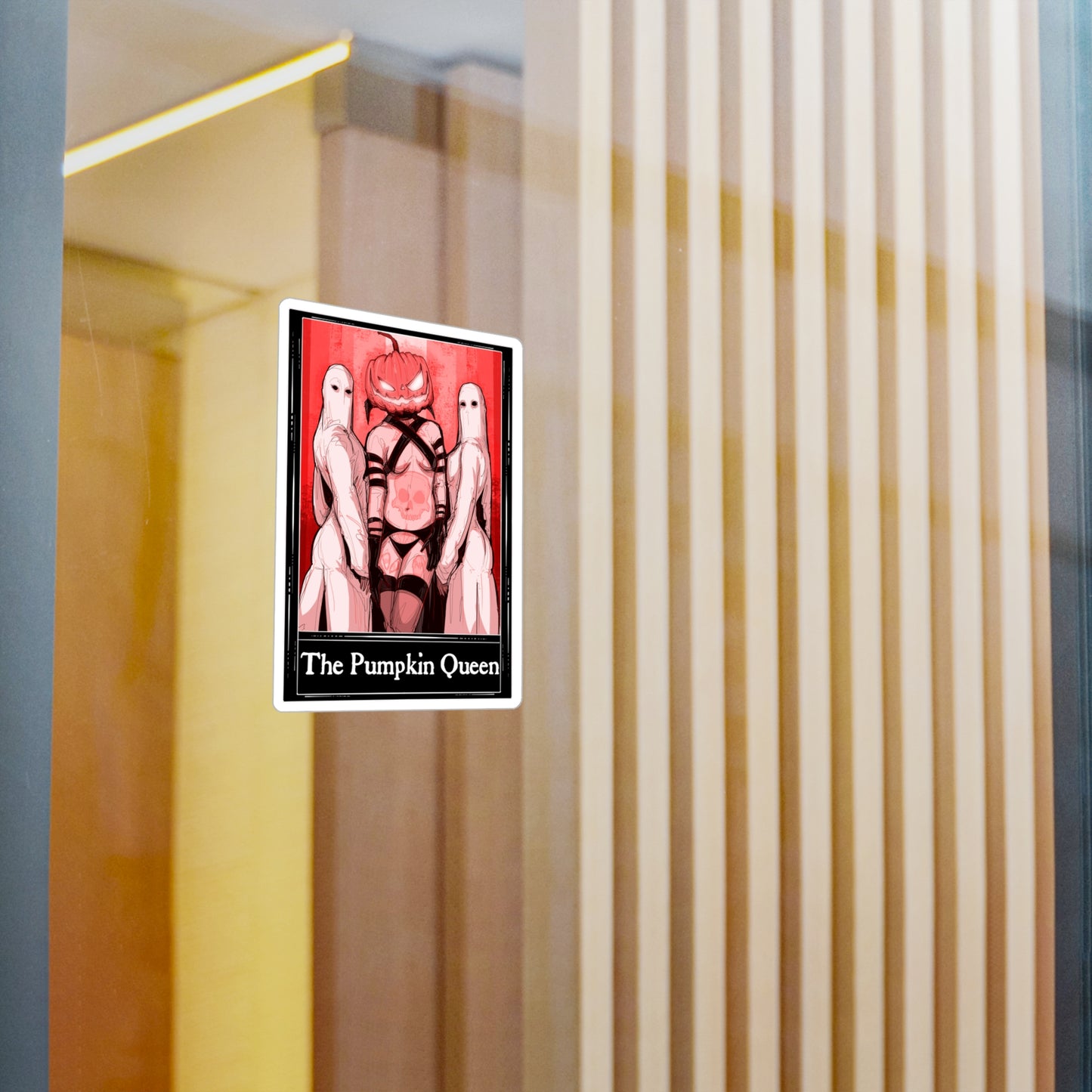 The Pumpkin Queen Tarot Kiss-Cut Vinyl Decal