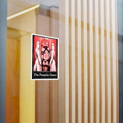 The Pumpkin Queen Tarot Kiss-Cut Vinyl Decal