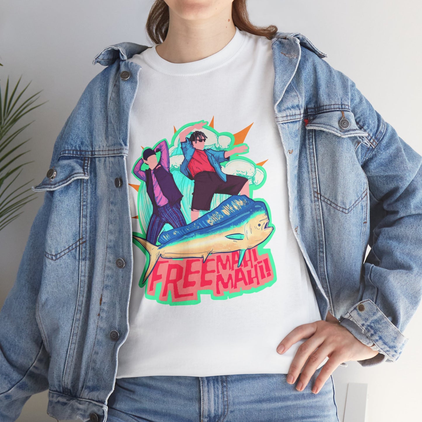 Free Mahi Mahi Unisex Heavy Cotton Tee