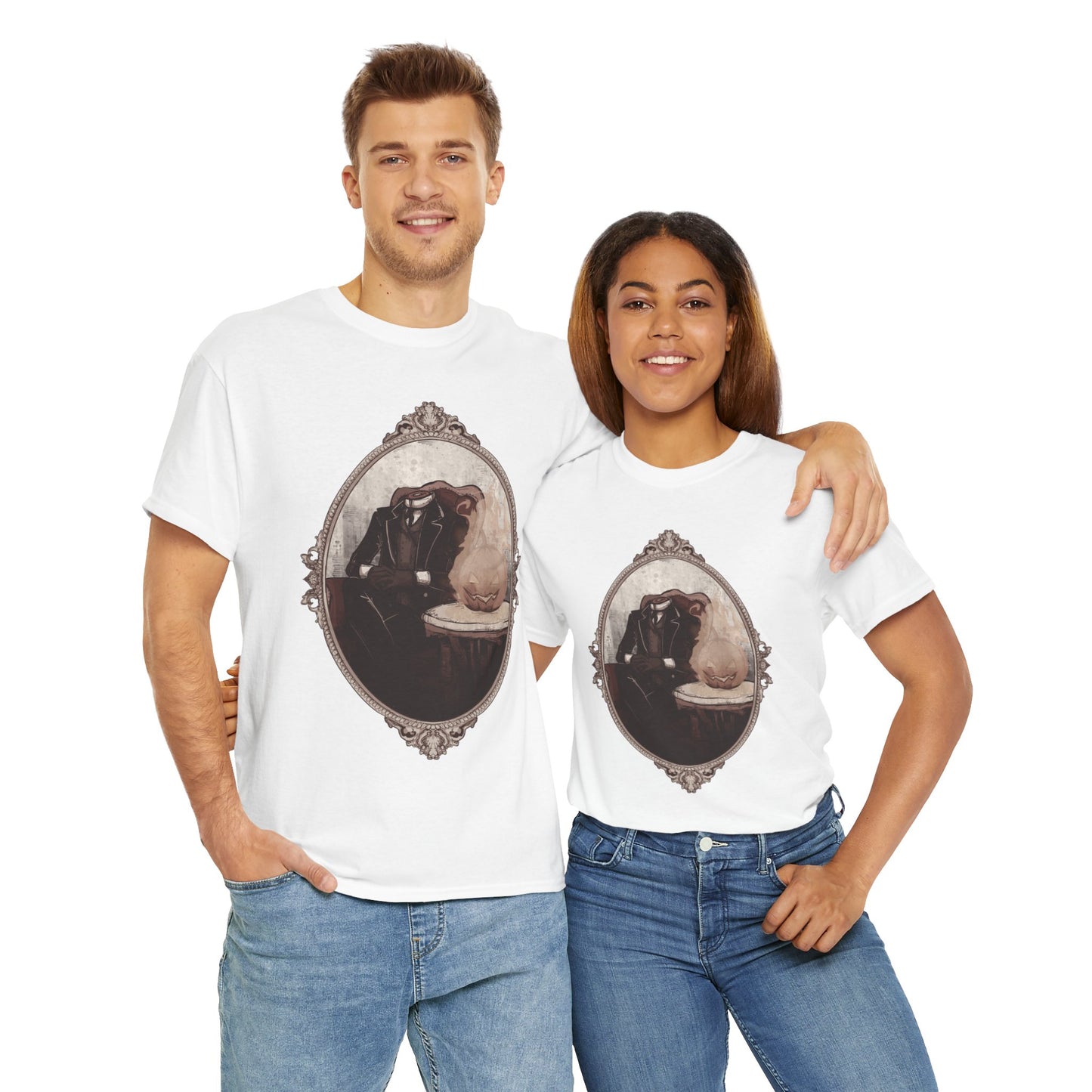 Victorian Headless Horseman Unisex Heavy Cotton Tee