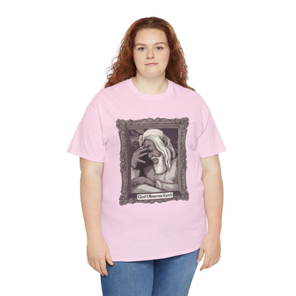 God Observes Earth Unisex Heavy Cotton Tee