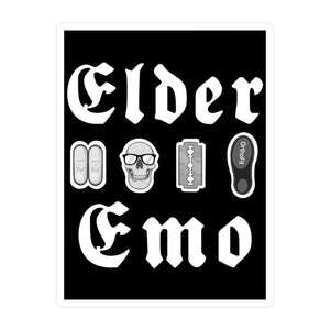 Elder Emo Kiss-Cut Vinyl Decal