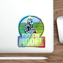 Nice Model Holographic Die-cut Stickers