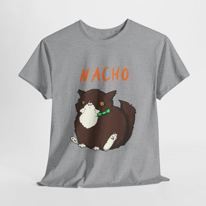 Nacho The Cat Unisex Heavy Cotton Tee
