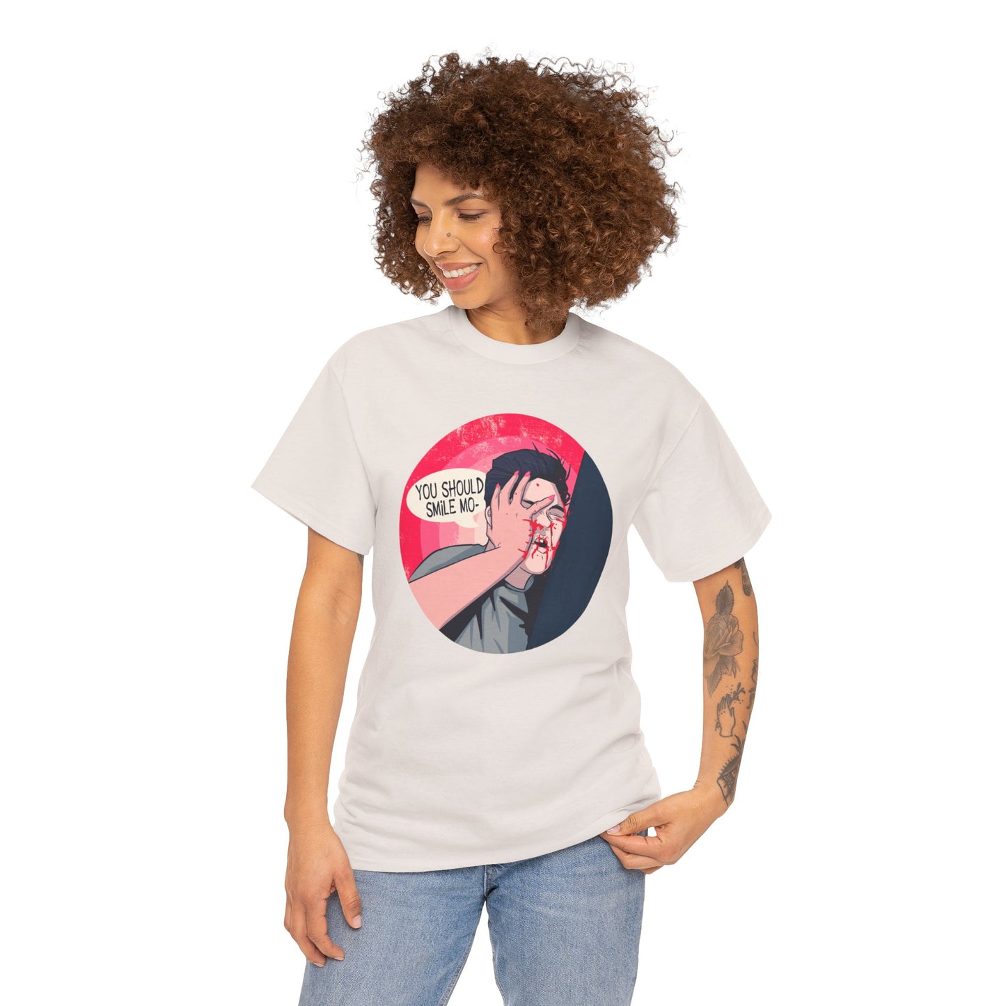 Smile Unisex Heavy Cotton Tee