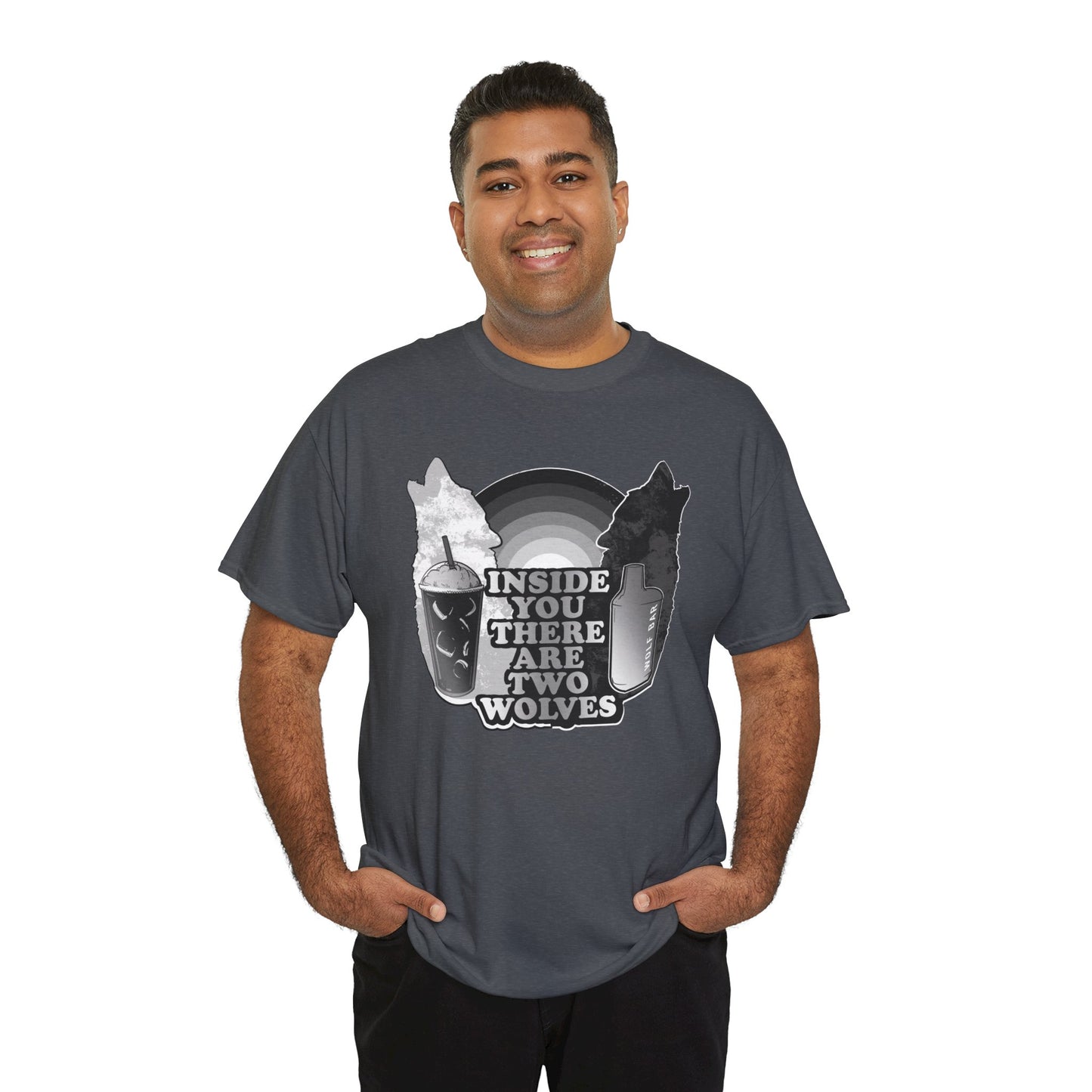 Two Wolves Unisex Heavy Cotton Tee