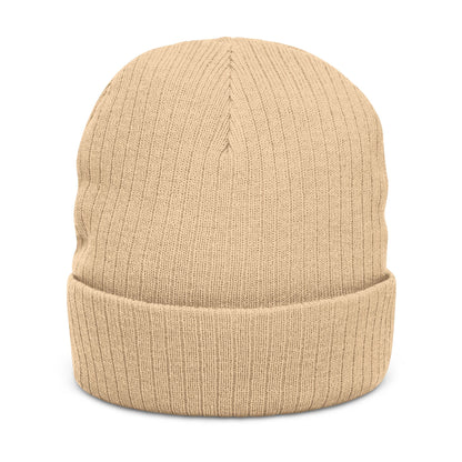 LVB 26 Logo Ribbed Knit Beanie Embroidered