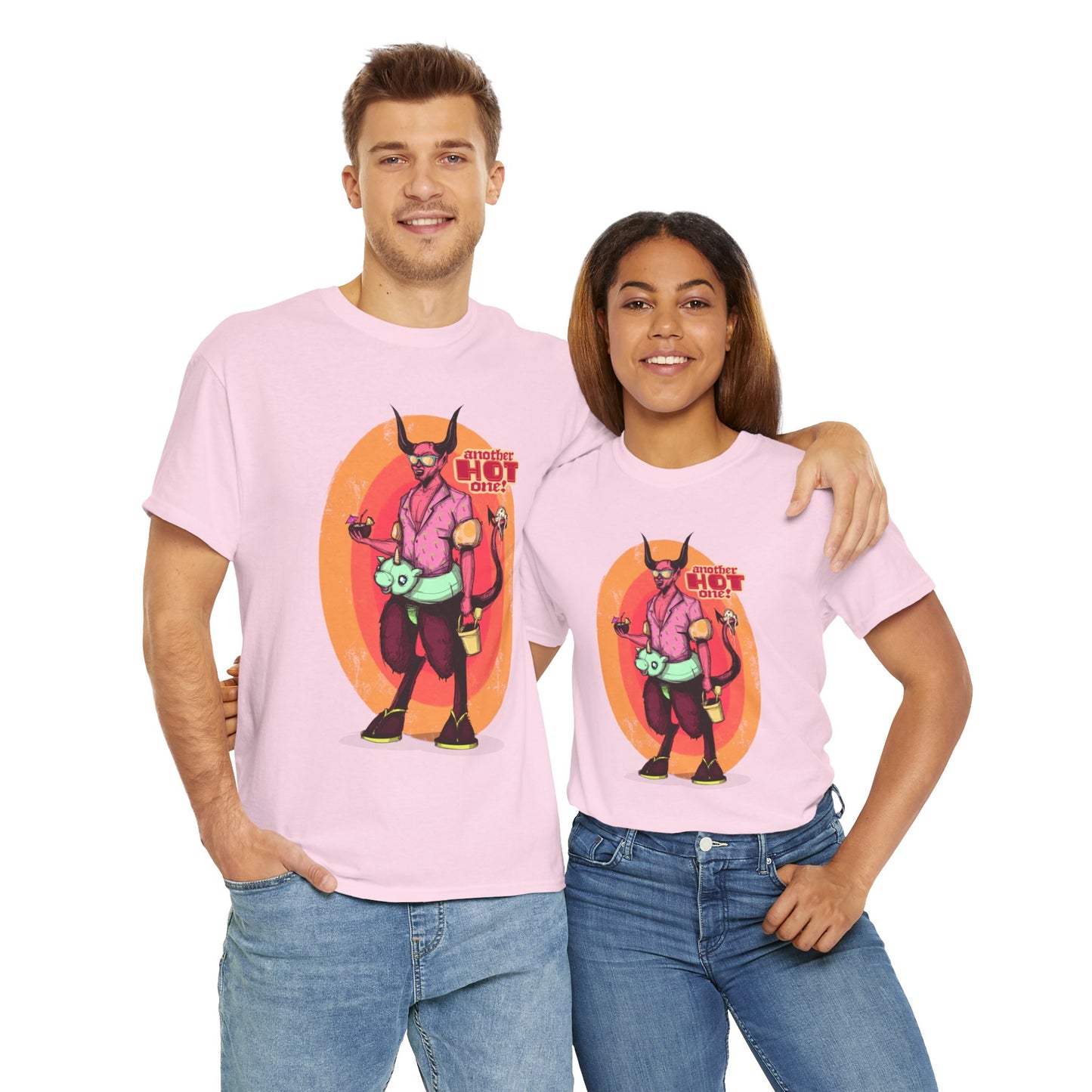 Hot Satan Summer Unisex Heavy Cotton Tee