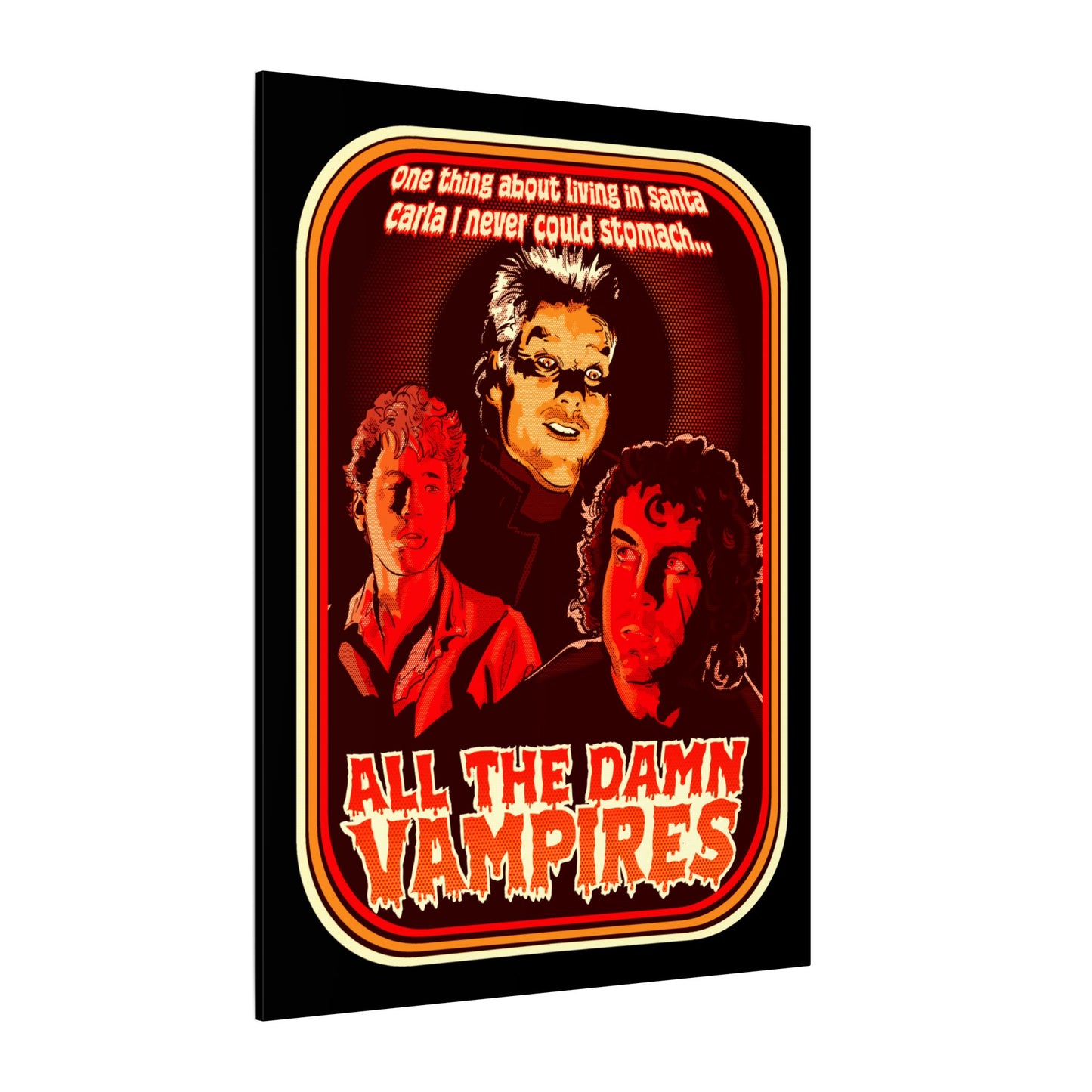 All The Damn Vampires Matte Canvas Stretched