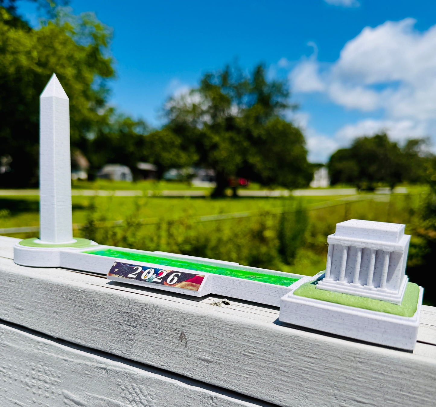2026 Commemorative Reflecting Pool Statue 3D Print
