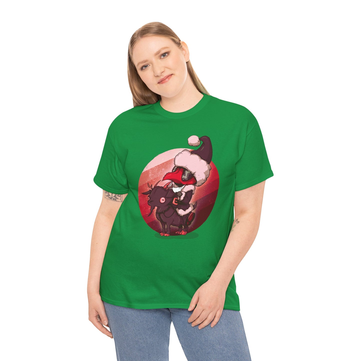 Plague Doctor Santa Unisex Heavy Cotton Tee