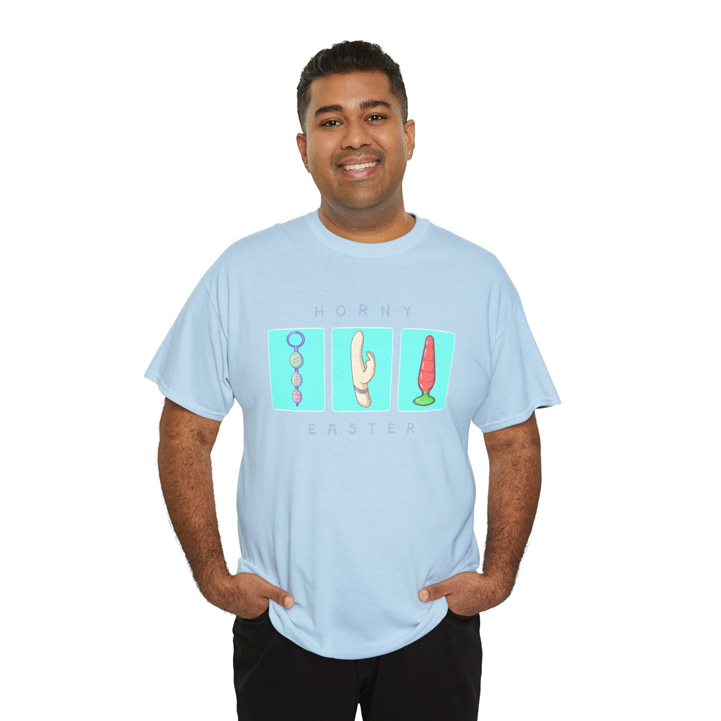 Horny Easter Unisex Heavy Cotton Tee