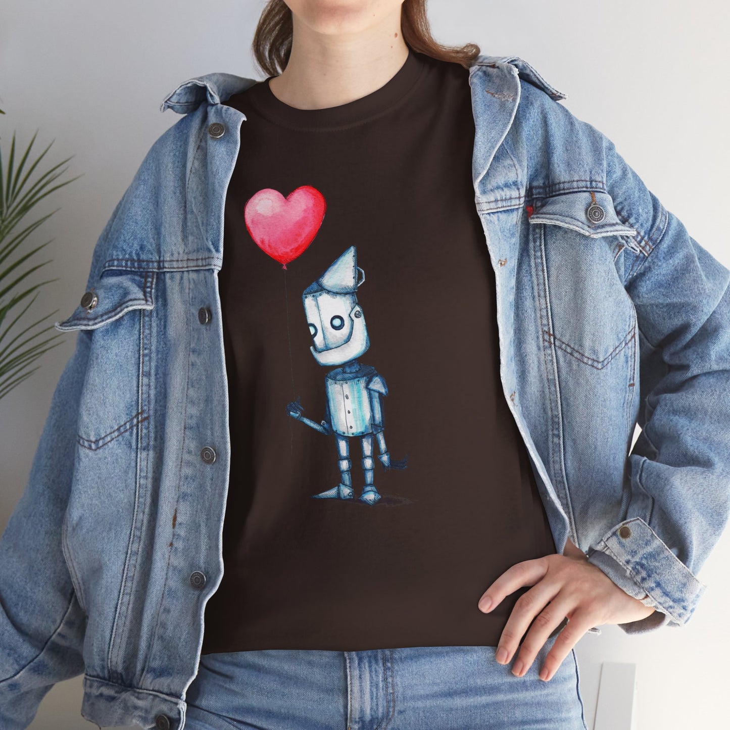 Tinman Gets A Heart Unisex Heavy Cotton Tee