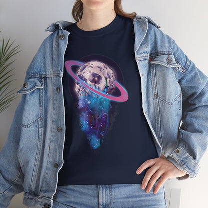 Elemental Skull Space Unisex Heavy Cotton Tee