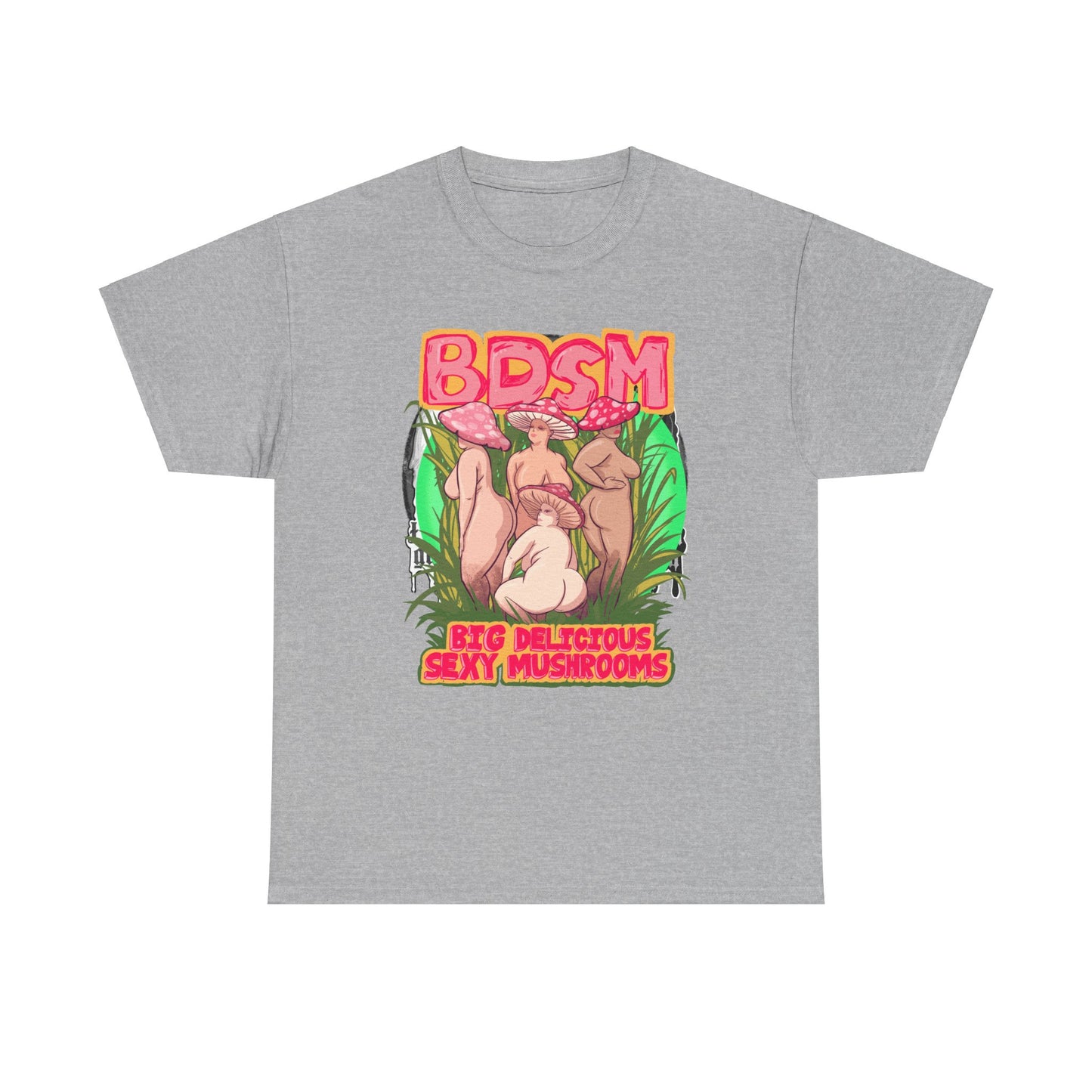 Big Delicious Sexy Mushrooms Unisex Heavy Cotton Tee