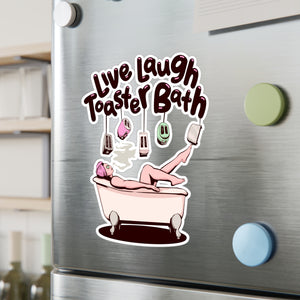 Toaster Bath Kiss-Cut Vinyl Decal